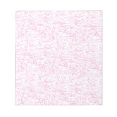 Roze Abstracte Office Map Mappen Set Notitieblok (Voorkant)