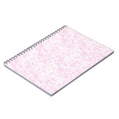 Roze Abstracte Office Map Mappen Set Notitieboek (Linkerzijde)