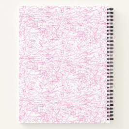Roze Abstracte Office Map Mappen Set Notitieboek