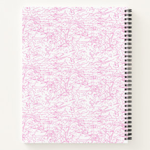 Roze Abstracte Office Map Mappen Set Notitieboek