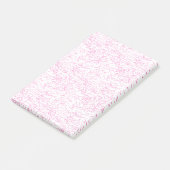 Roze Abstracte Office Map Mappen Set Post-it® Notes (Schuin)