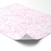 Roze Abstracte Office Map Mappen Set Poster (Hoek)