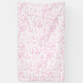 Roze Abstracte Office Map Mappen Set Spandoek (Verticaal)