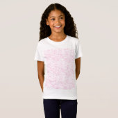 Roze Abstracte Office Map Mappen Set T-shirt (Voorkant volledig)