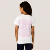 Roze Abstracte Office Map Mappen Set T-shirt (Achterkant volledig)