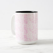 Roze Abstracte Office Map Mappen Set Tweekleurige Koffiemok (Voorkant links)