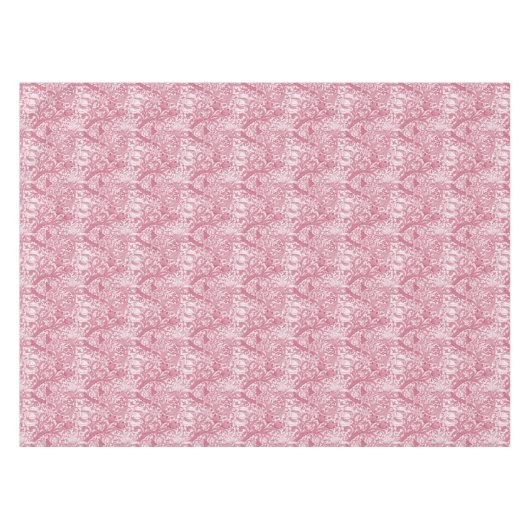  roze Abstracte patroonrechthoek Tafelkleed (Voorkant (Horizontaal))