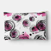 Roze Abstracte Roos Werveling Etui (Achterkant)