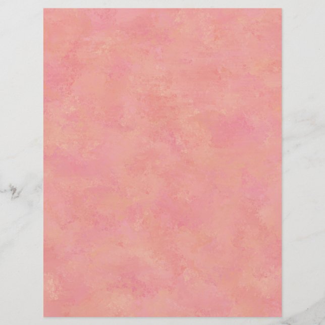 Roze Abstracte Scrapbook Papier (Voorkant)