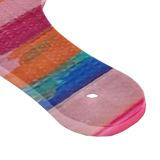 Roze Abstracte strepen Snijplank (Hoek)