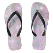 Roze Abstracte Teenslippers (Voetbed)