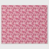 Roze Abstracte Verf Cadeaupapier (Vlak)