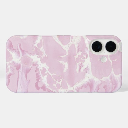 roze abstracte verf Case-Mate iPhone case (Achterkant (horizontaal))