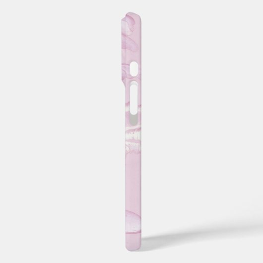 roze abstracte verf Case-Mate iPhone case (Achterkant / Links)