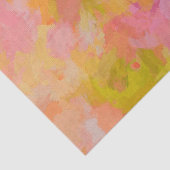  roze Abstracte verf Tissuepapier (Detail)