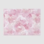 Roze Abstracte Verjaardag Chic Tissuepapier (Voorkant)