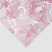 Roze Abstracte Verjaardag Chic Tissuepapier (Detail)