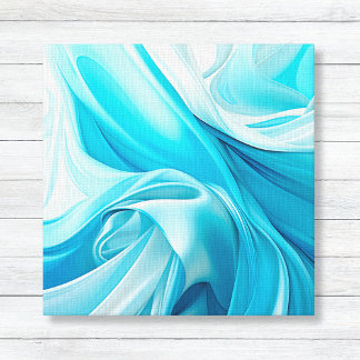 Roze Abstracte Waterverf Bloom Canvas