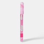 Roze Abstracte Waterverf Harten met naam Meisje Case-Mate iPhone Case (Achterkant / Rechts)