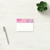  roze abstracte waterverf op maat post-it® notes (Kantoor)