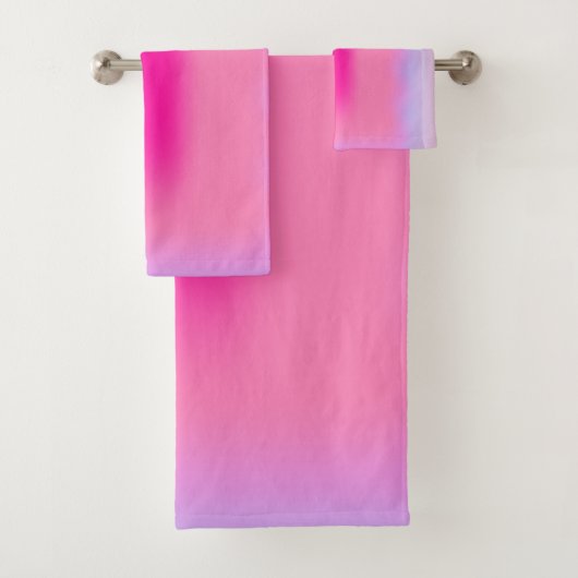 Roze abstractiegradiënt bad handdoek (Insitu)