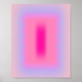 Roze abstractiegradiënt poster