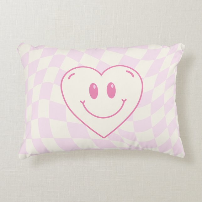 Roze Accent Kussen (Voorkant)