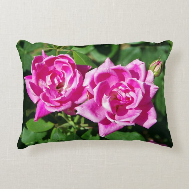 Roze accentkussens accent kussen (Voorkant)