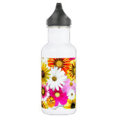 Roze accessoires met roze gele bloemen waterfles  (Rechts)