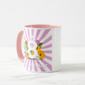 Roze Acht maart Vrouwendag Mok (Voorkant links)