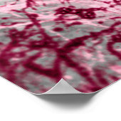 roze achtergrond, deco, patroon, abstract, veroude poster (Hoek)