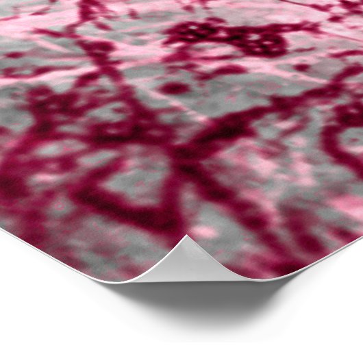 roze achtergrond, deco, patroon, abstract, veroude poster (Hoek)