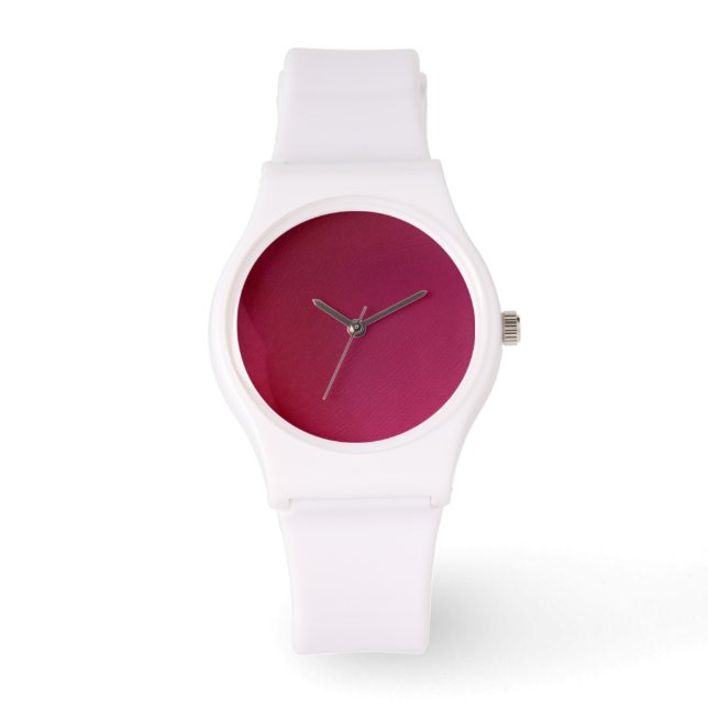 Roze achtergrond horloge (Voorkant)