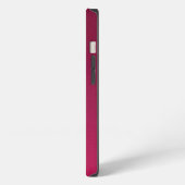 Roze achtergrond iPhone hoesje (Linkerkant)