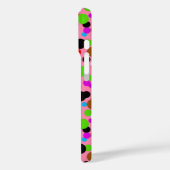 Roze Achtergrond Kleurrijke Polka Dots Case-Mate iPhone Case (Achterkant / Links)