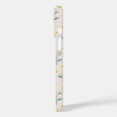 Roze Achtergrond met Bloem Boeket Telefoonhoes Case-Mate iPhone Case (Achterkant / Links)