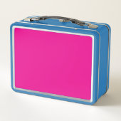 Roze Achtergrond met Zwarte Grens Ontwerpideeën (Achterkant)