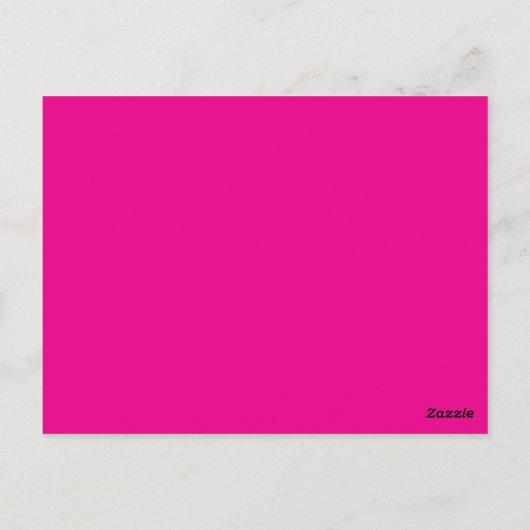Roze Achtergrond met Zwarte Grens Ontwerpideeën Briefkaart (Achterkant)