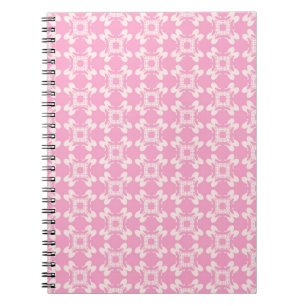 Roze achtergrond, modern naadloos patroon. Vintage Notitieboek