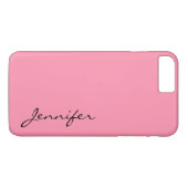 Roze achtergrond van de Baker-Miller Case-Mate iPhone Case (Achterkant (Horizontaal))