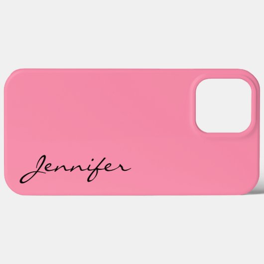 Roze achtergrond van de Baker-Miller Case-Mate iPhone Case (Achterkant (horizontaal))