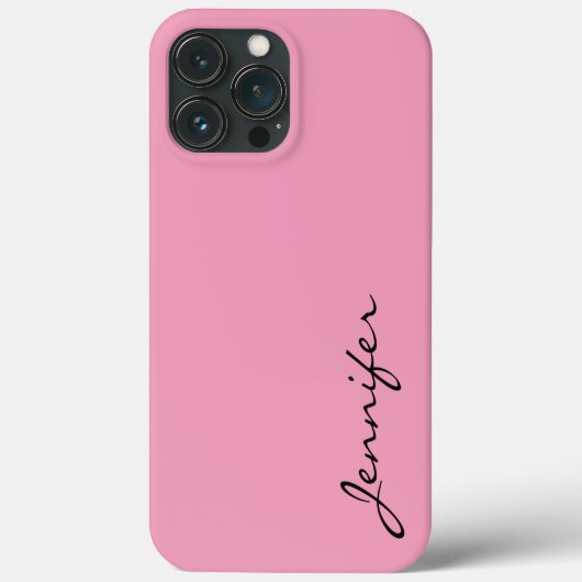 Roze achtergrond voor amandroze kleur Case-Mate iPhone case (Achterkant)