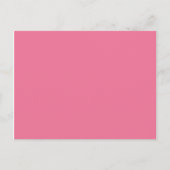 Roze achtergrondkleur briefkaart (Voorkant)