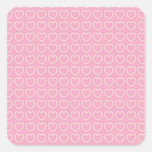 Roze achtergrondse Sticker op de achtergrond