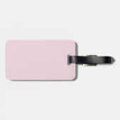 Roze Achterkant Regenboog Koepel Bagage Label – Aa (Achterkant horizontaal)
