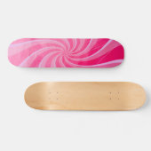 Roze achterroze zwaaien Skateboard (Horizontaal)