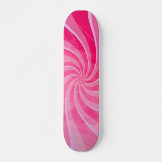Roze achterroze zwaaien Skateboard (Voorkant)