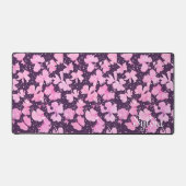 Roze Acryl Verf Bloemblaadjes Bureaumat (Voorkant)