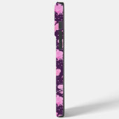 Roze Acryl Verf Bloemblaadjes Case-Mate iPhone Case (Achterkant / Links)