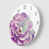 Roze Acryl Wandklok (Hoek)